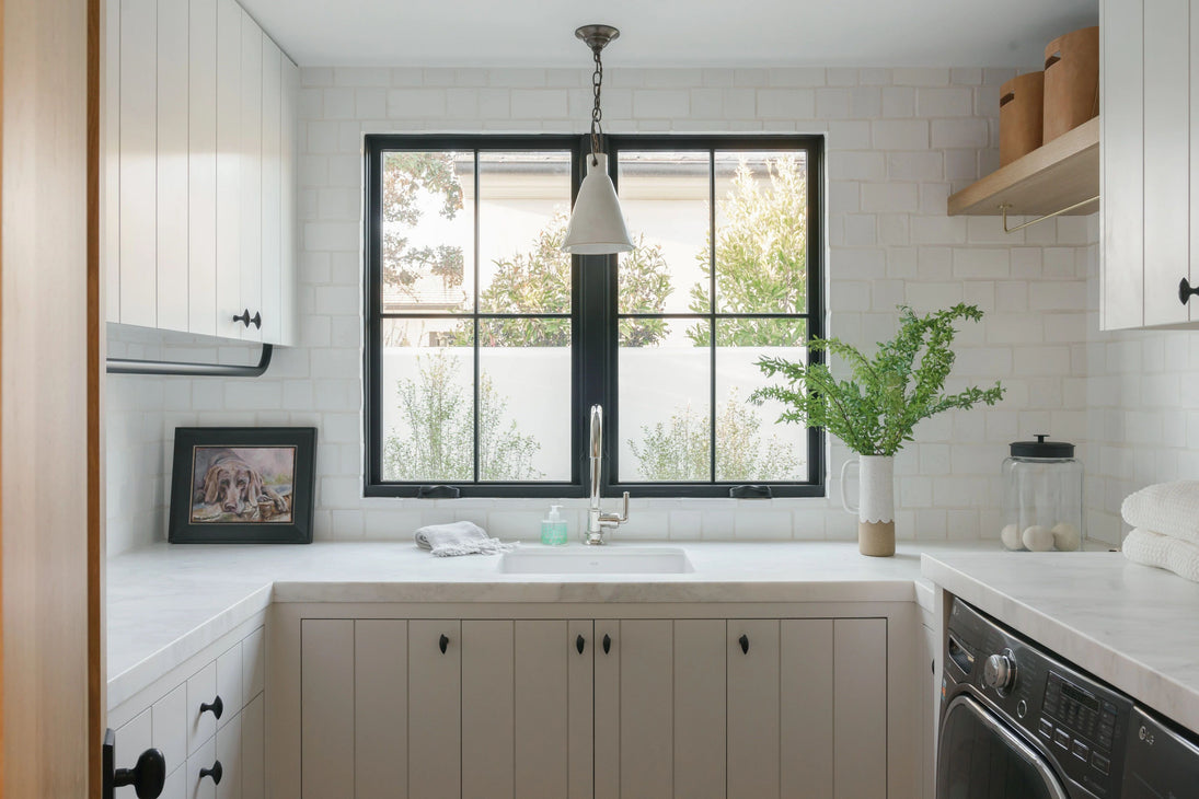 designing with tile in the laundry room