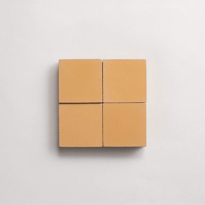 cement | solid | curry | square sample ~ 2"x2"x⅝"