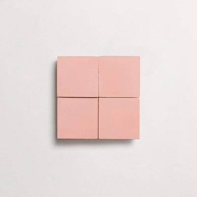 cement | solid | rose | square sample ~ 2"x2"x⅝"