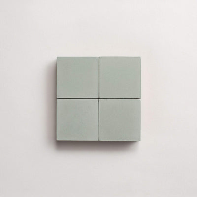 cement | solid | celadon | square sample ~ 2"x2"x⅝"