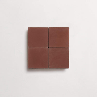cement | solid | chestnut | square sample ~ 2"x2"x⅝"