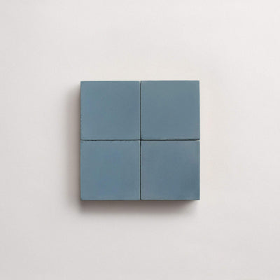 cement | solid | powder teal | square sample ~ 2"x2"x⅝"