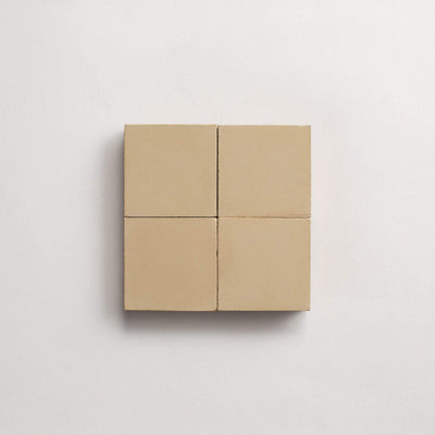 cement | solid | crema | square sample ~ 2"x2"x⅝"
