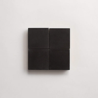 cement | solid | black | square sample ~ 2"x2"x⅝"