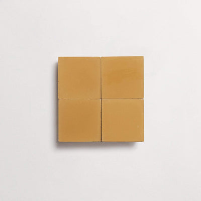 cement | solid | marigold | square sample ~ 2"x2"x⅝"
