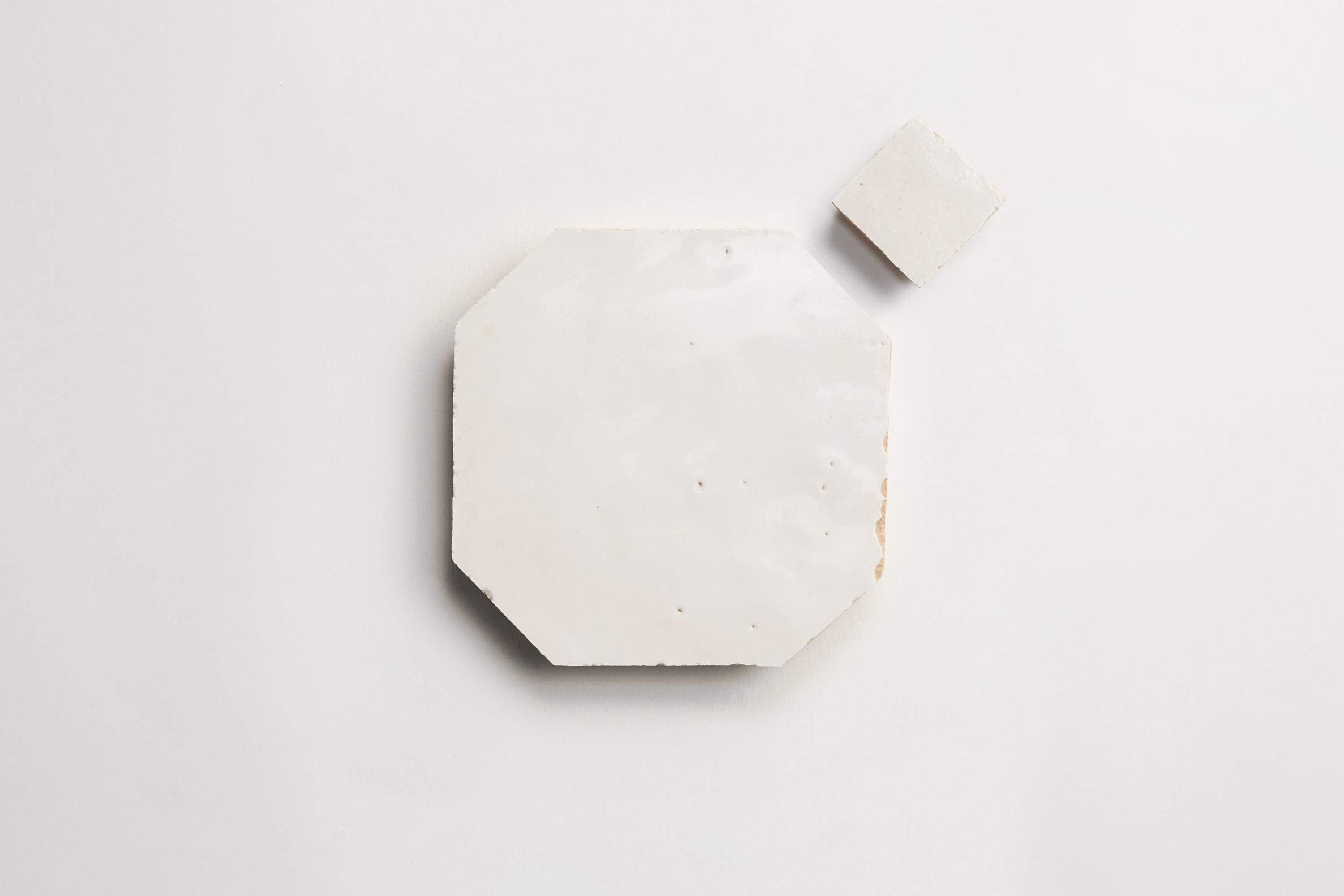 weathered white octagon & bouchon | zio & sons | clé tile