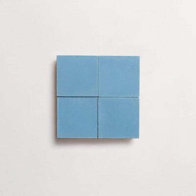 cement | solid | azure | square sample ~ 2"x2"x⅝"