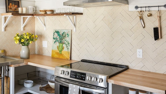 13 herringbone backsplash kitchen ideas designers love
