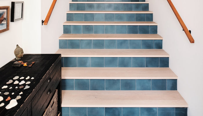 how to combine two different floor tiles beautifully