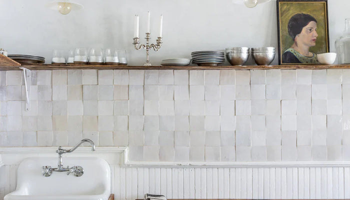 five different ways to install zellige