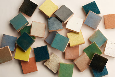 square terracotta tile
