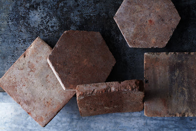 unfinished terracotta tile