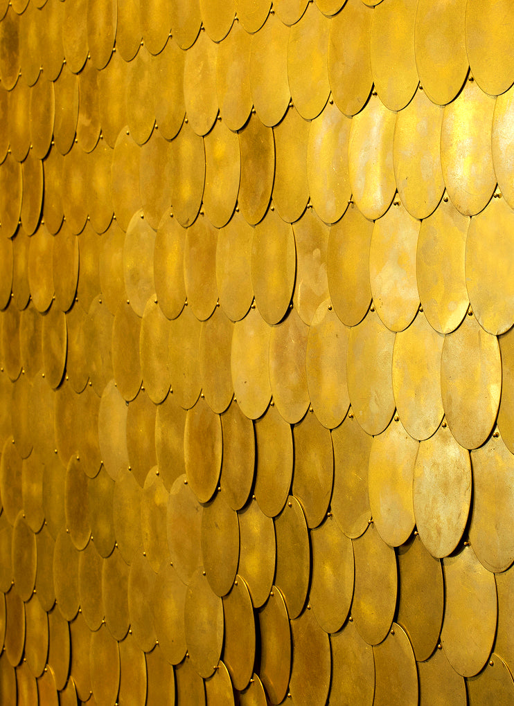 gold tile for bathroom, kitchen, and floors | clé tile