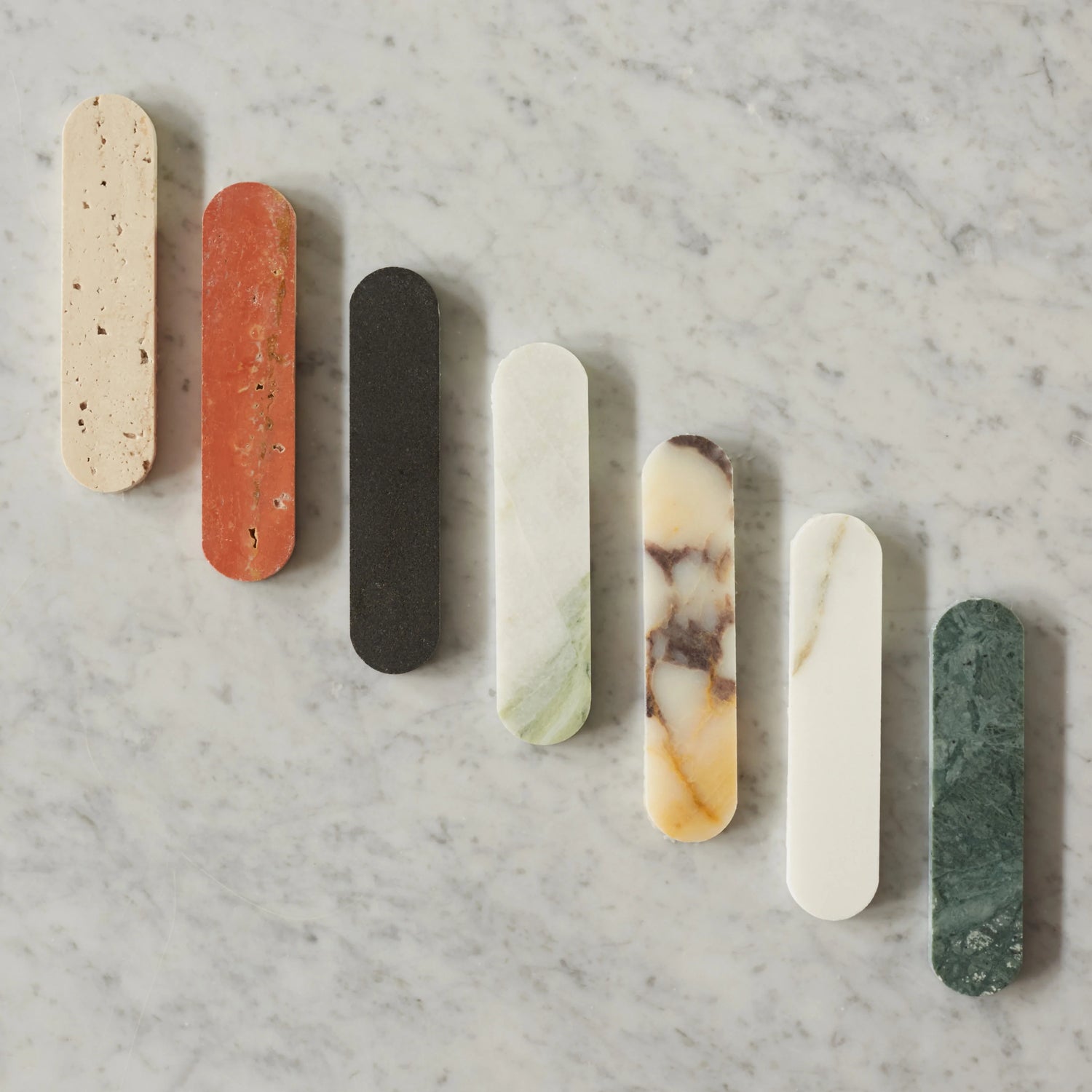 lapidary smooth-cut ovals