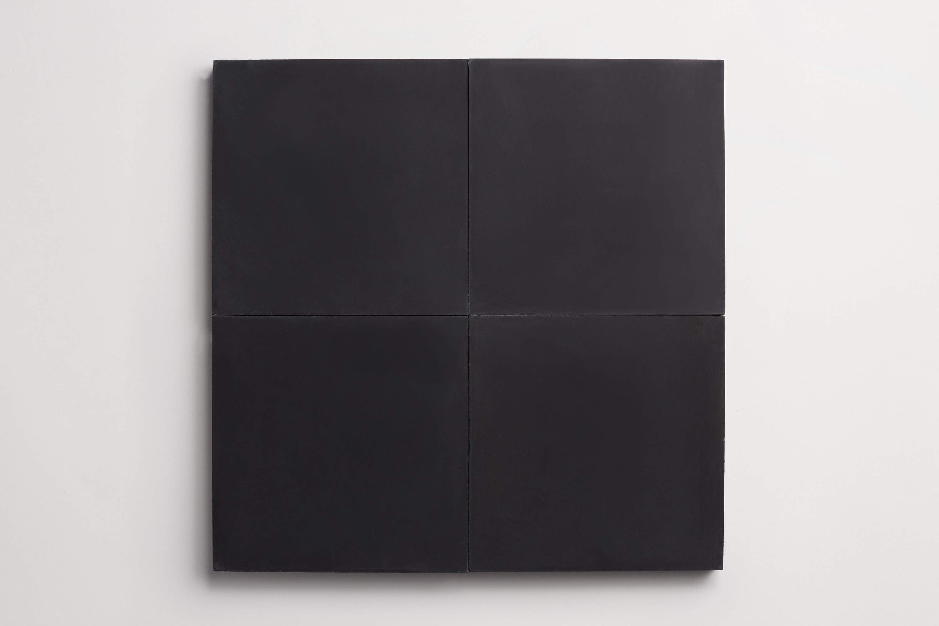 Cement tile | solid colors | 8x8 Square | Black | clé