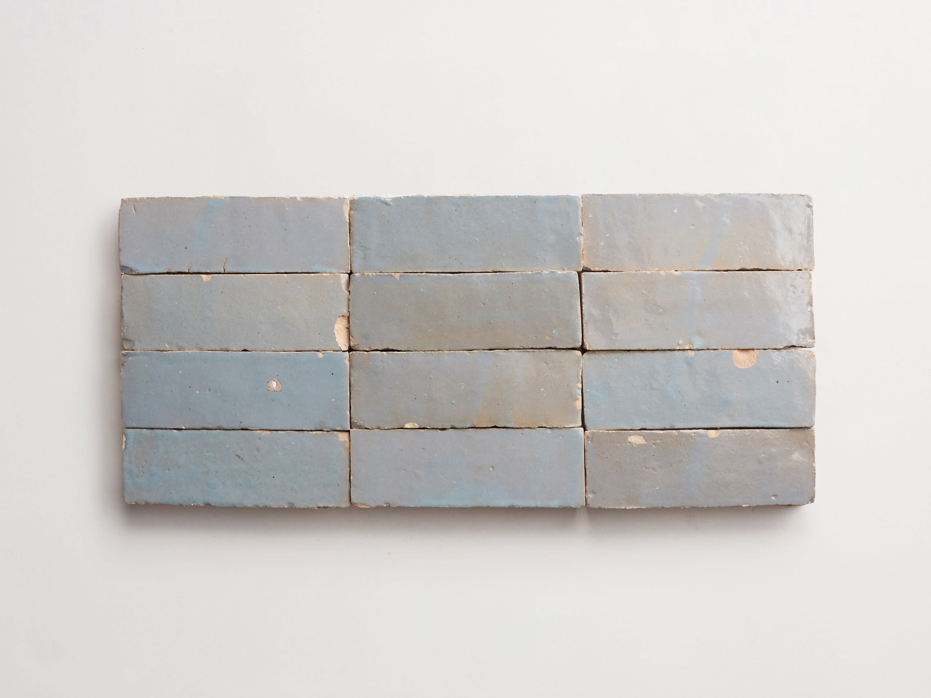 zellige tile | shattered pearl pale blue subway bejmat | clé
