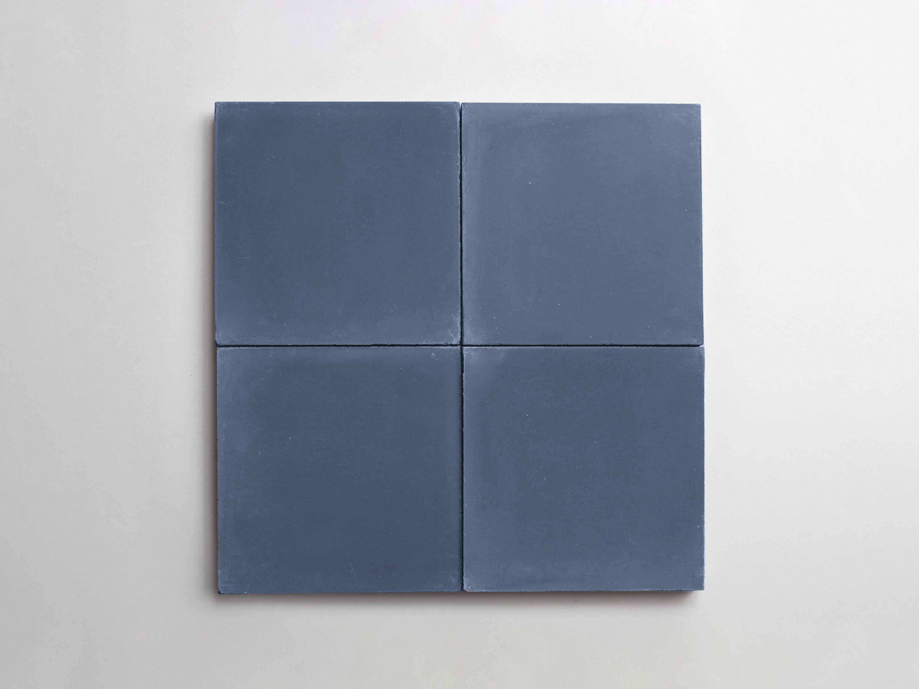 Cement tile | solid colors | 8x8 Square | Abyss Blue | clé