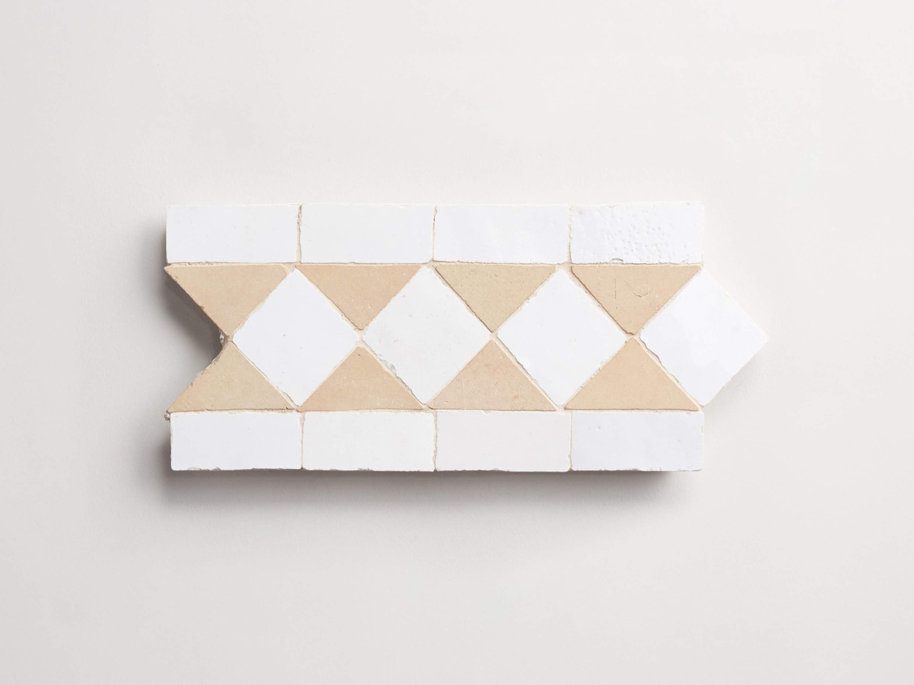 sea salt & natural mounted border | zio & sons | clé tile