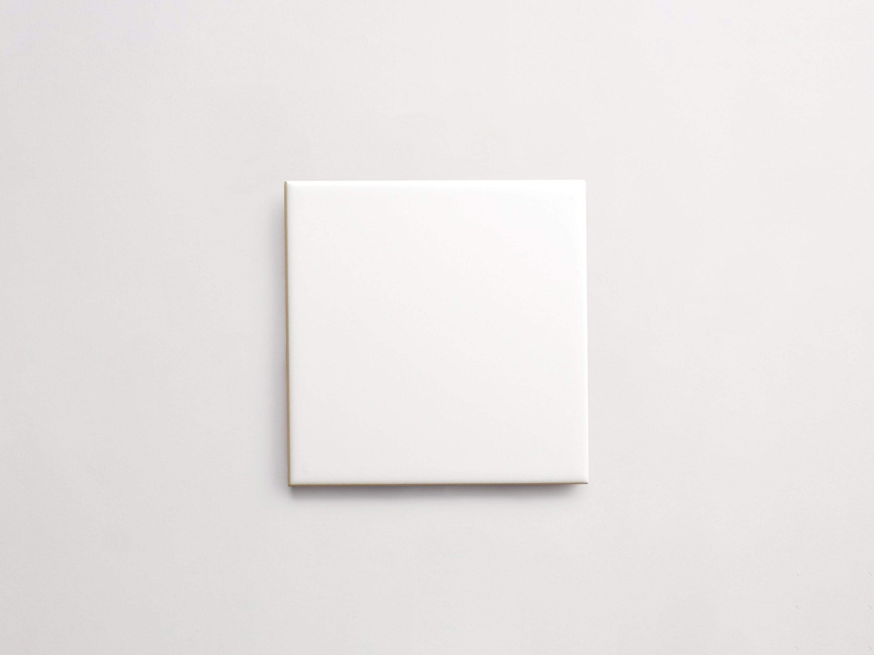 ceramic | white matte | square subway ~ 6