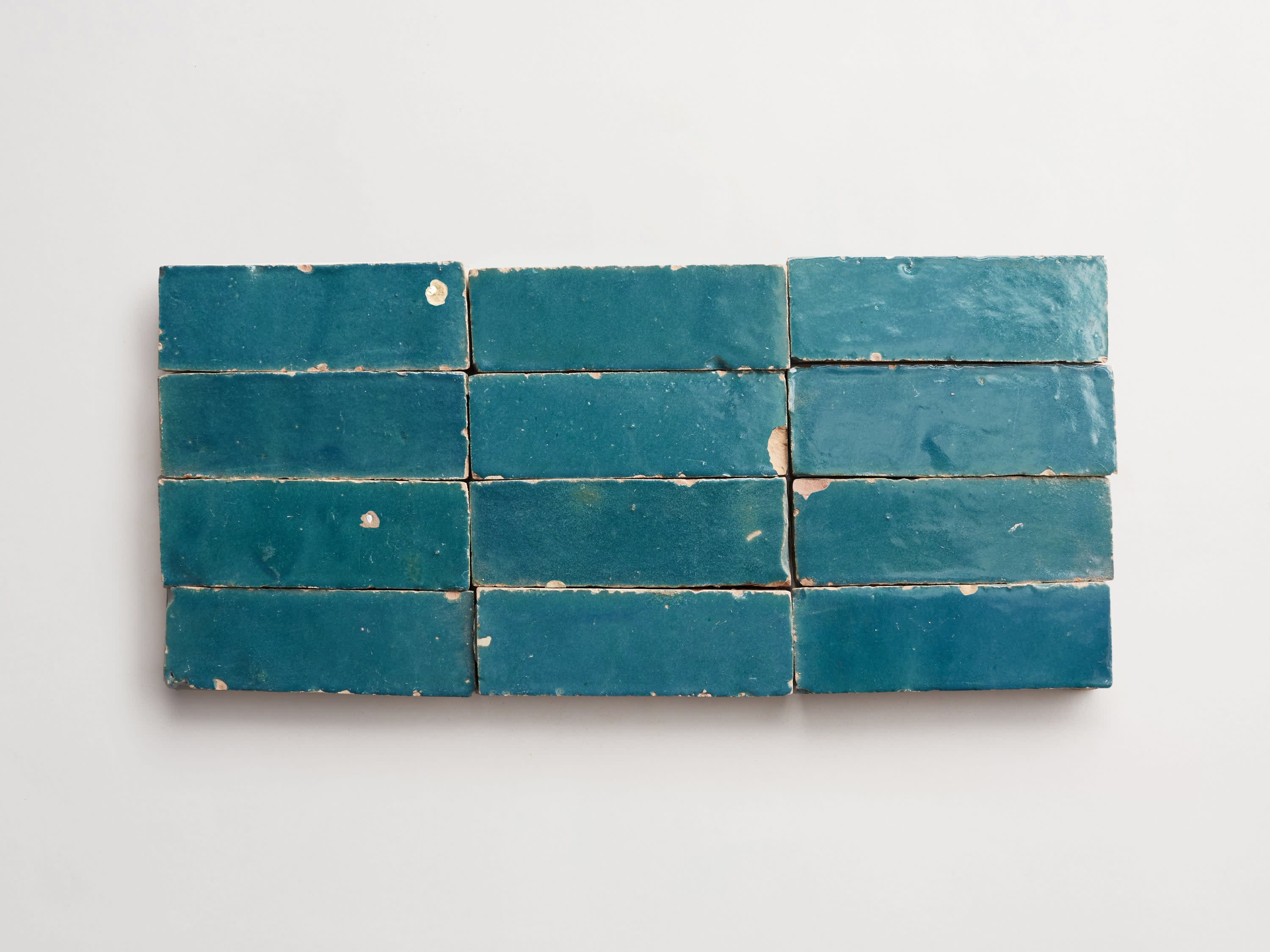 dark teal zellige tile | fired opal subway bejmat | clé