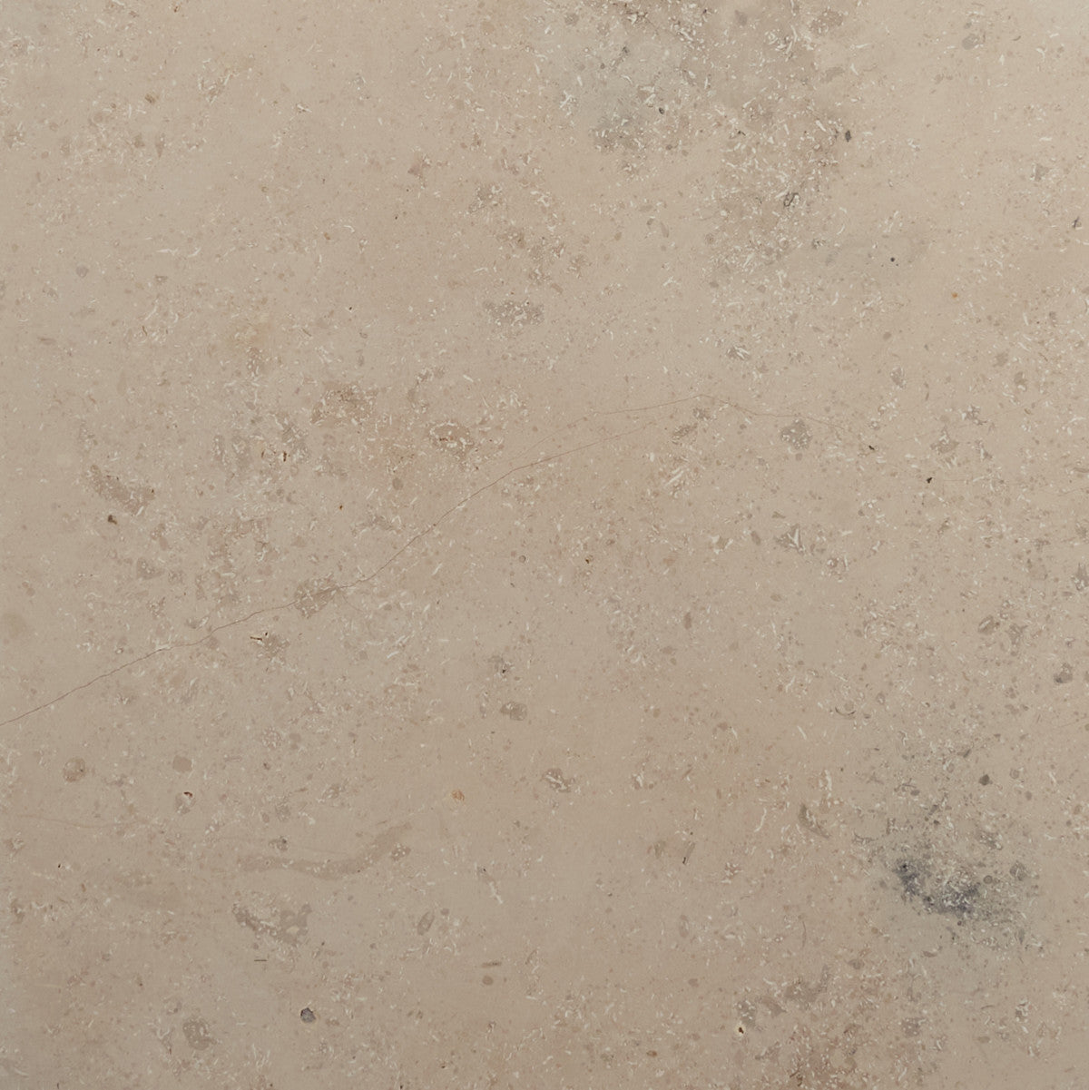 Close-up of a beige stone surface with natural speckles and subtle color variations.
