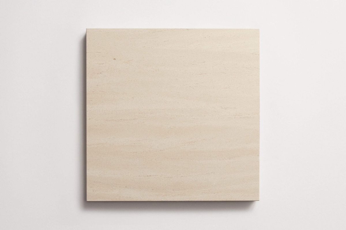 Limestone stone tile square 12" grand place loupe.