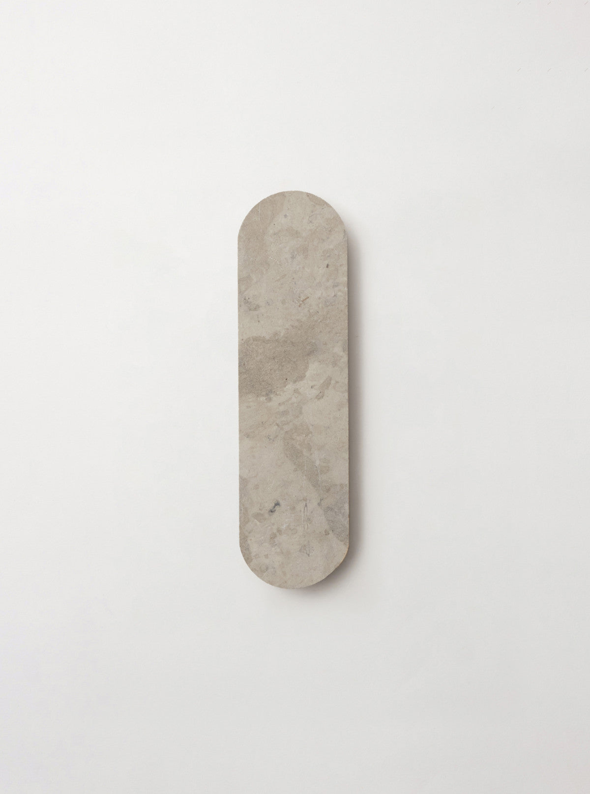 Lapidary oval tile alpaca grey 8.5 x 2.375