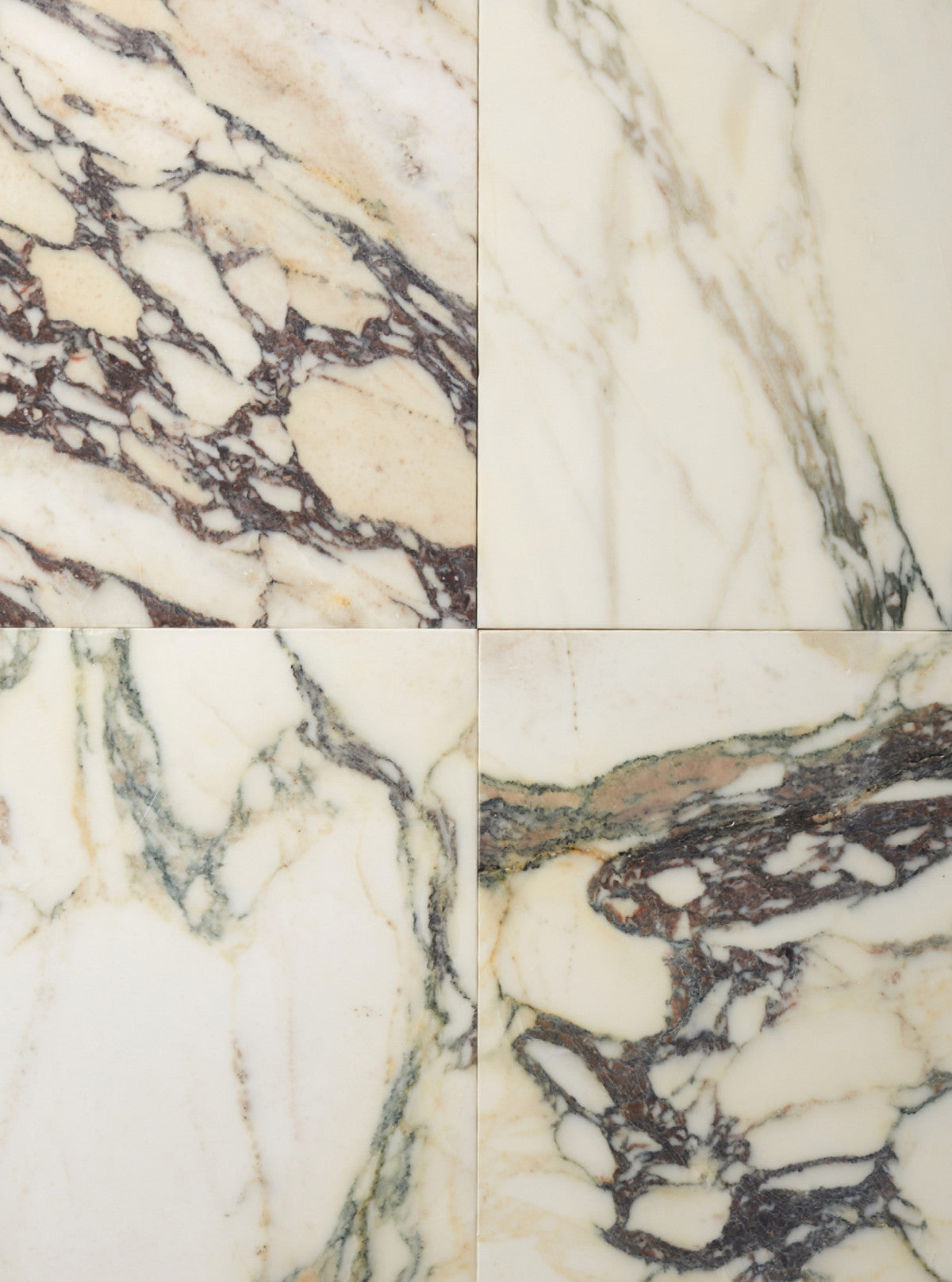 Carrara marble tile 24 in. square calacatta white honed