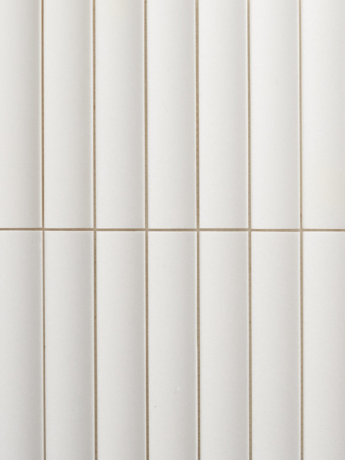 2 rows of white tile.