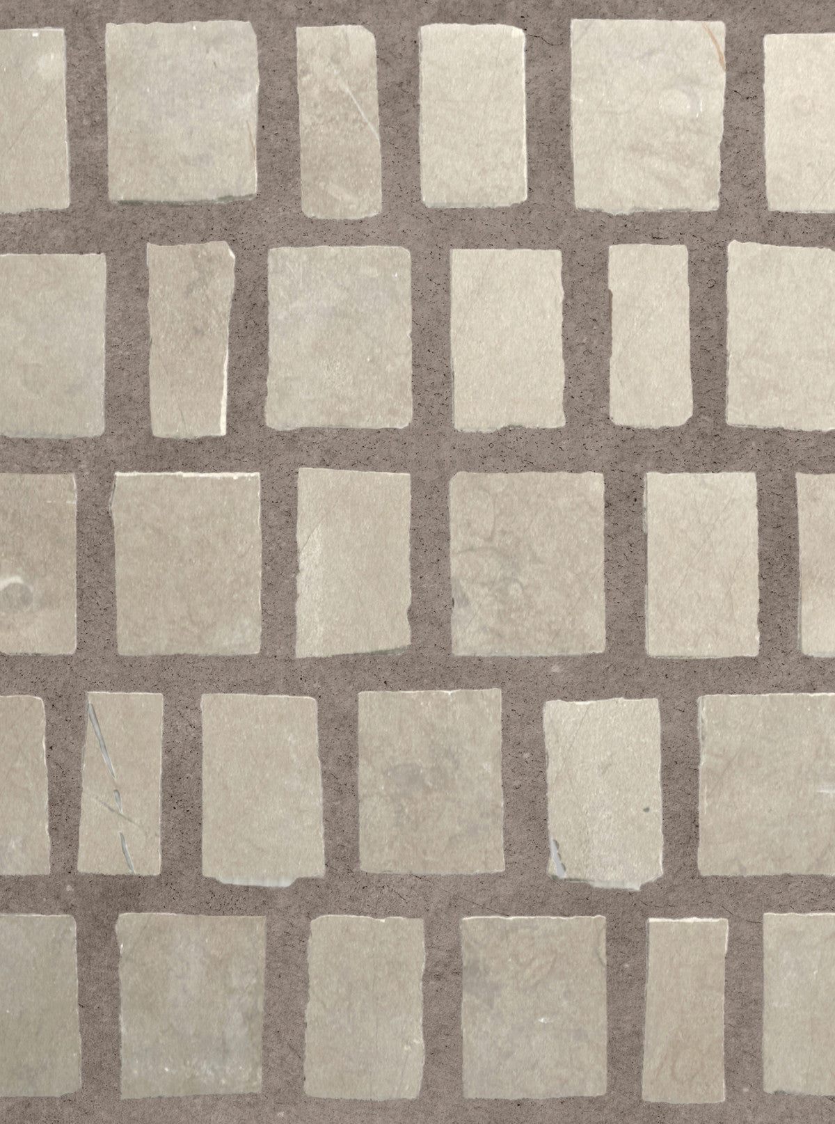 Lapidary mosaic tile sheet alpaca grey 12.25 x 12