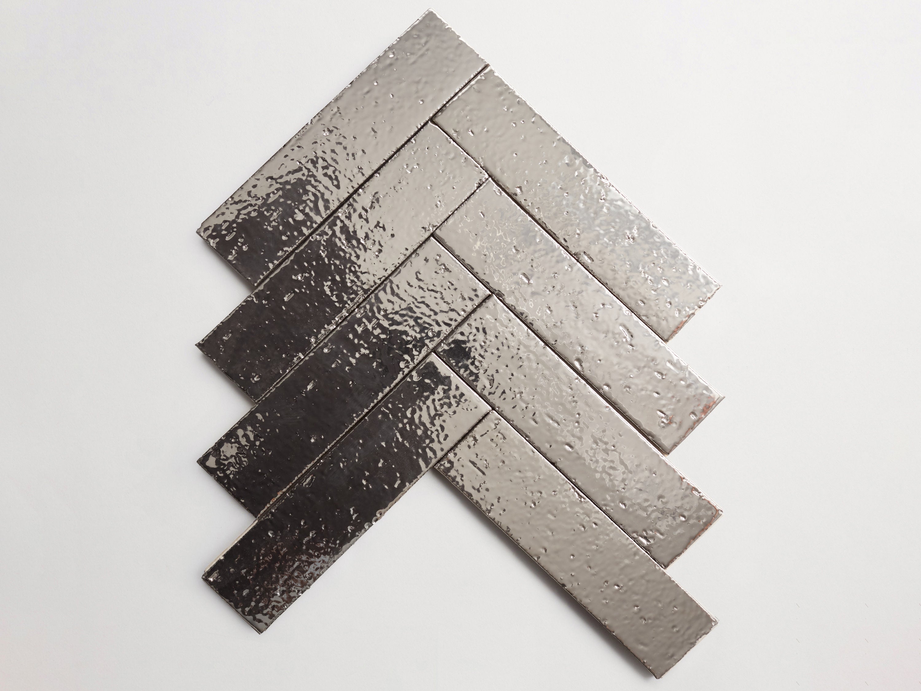 modern farmhouse brick tile | sterling gloss | 9.5 x2.5
