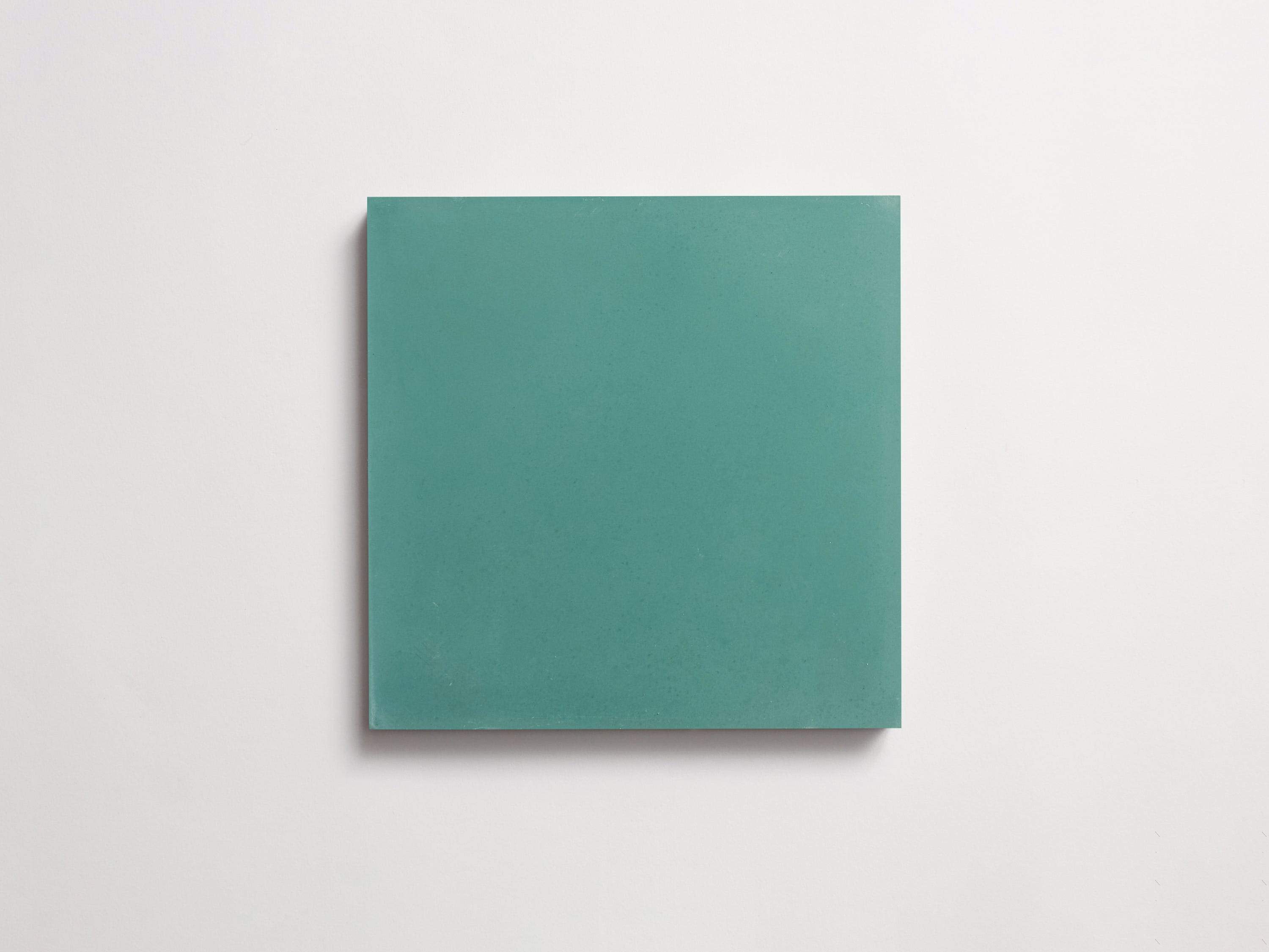 8x8 square | green & blue | checkerboard cement tile