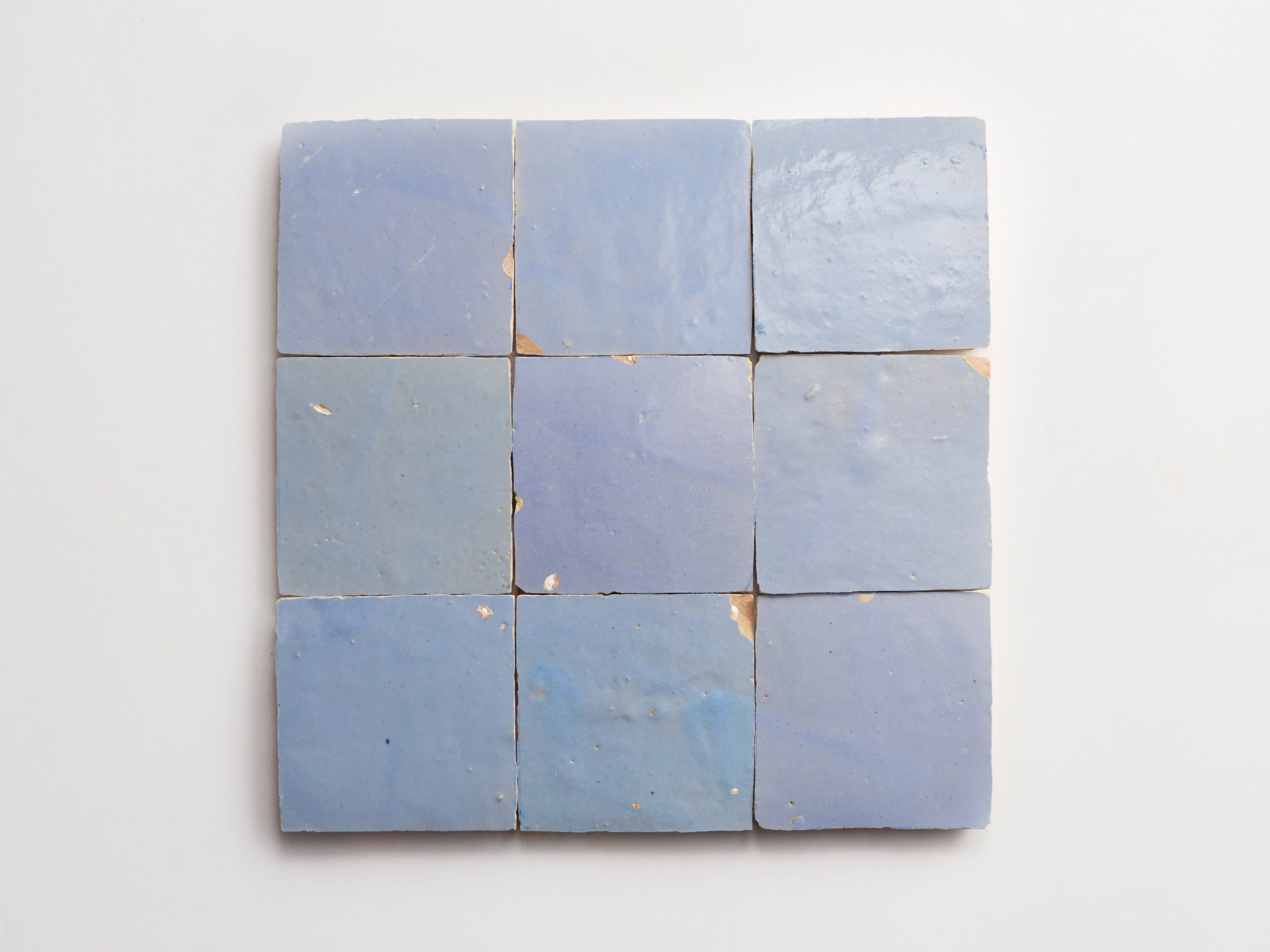 【希少！！】 zellige tiles 4 blue soft bloom sky | トップス