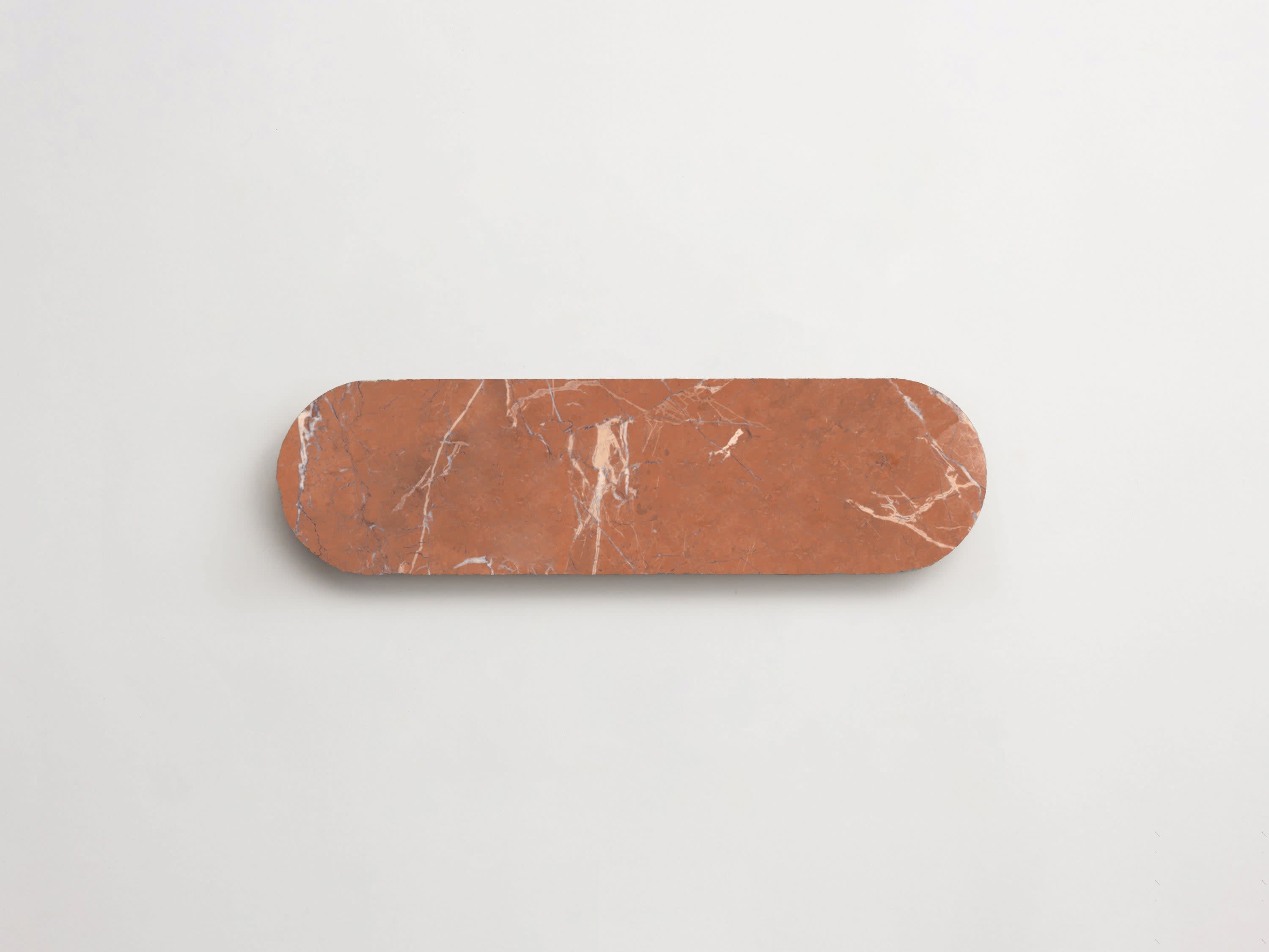rojo alicante marble | oval tile | lapidary | clé tile