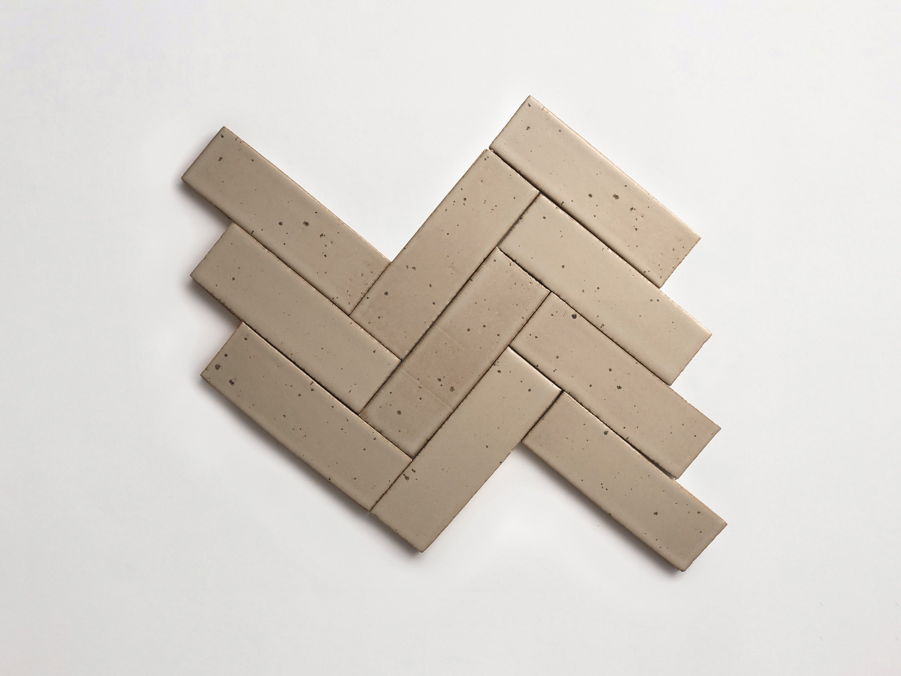 ブロックキルト clé guild | thin glazed brick | doek cloth | 8 x 2.5 x 0.5