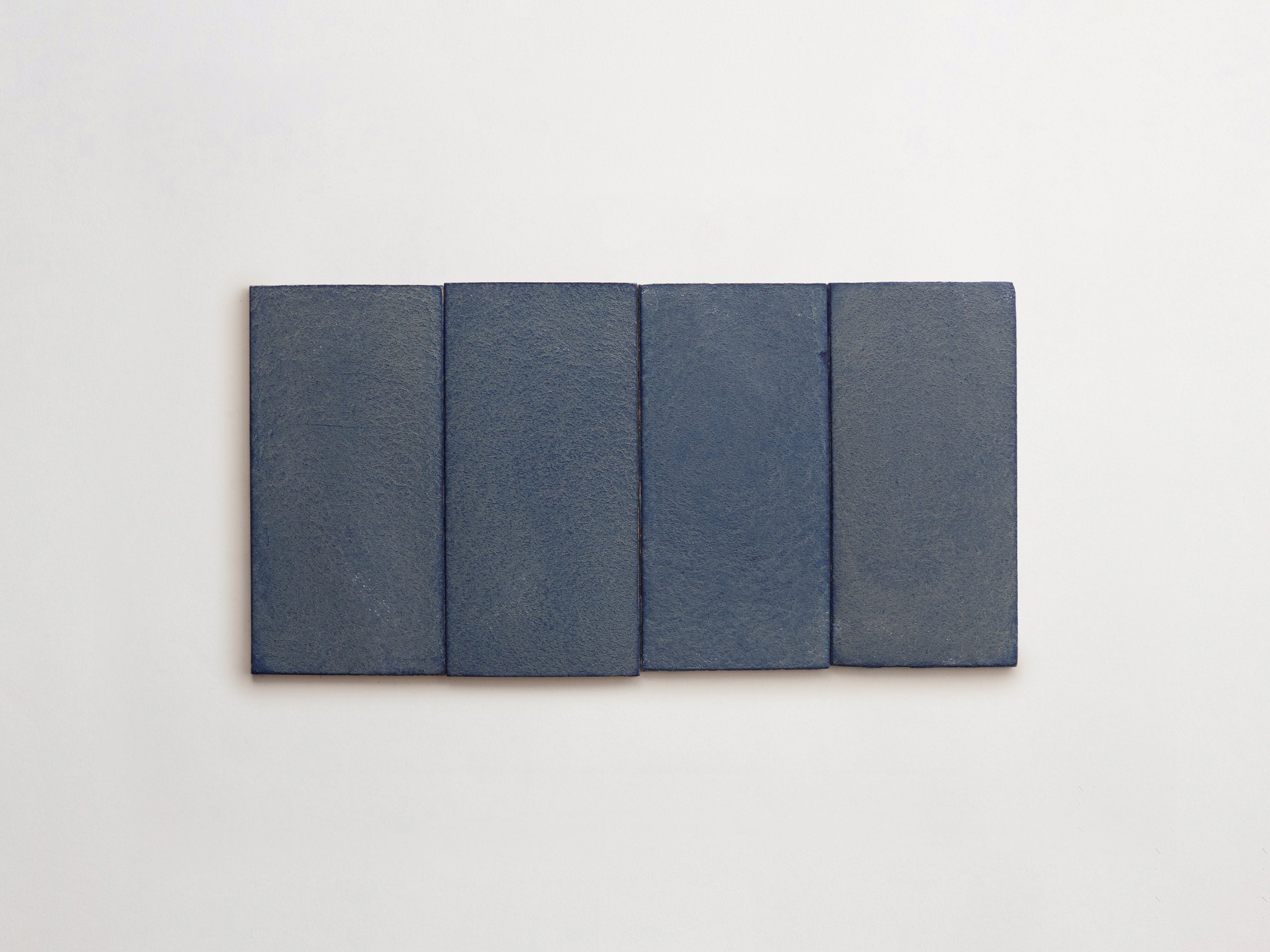 Ceramic Shibori Tile | Natural 8x4 | Indigo Stain | clé tile