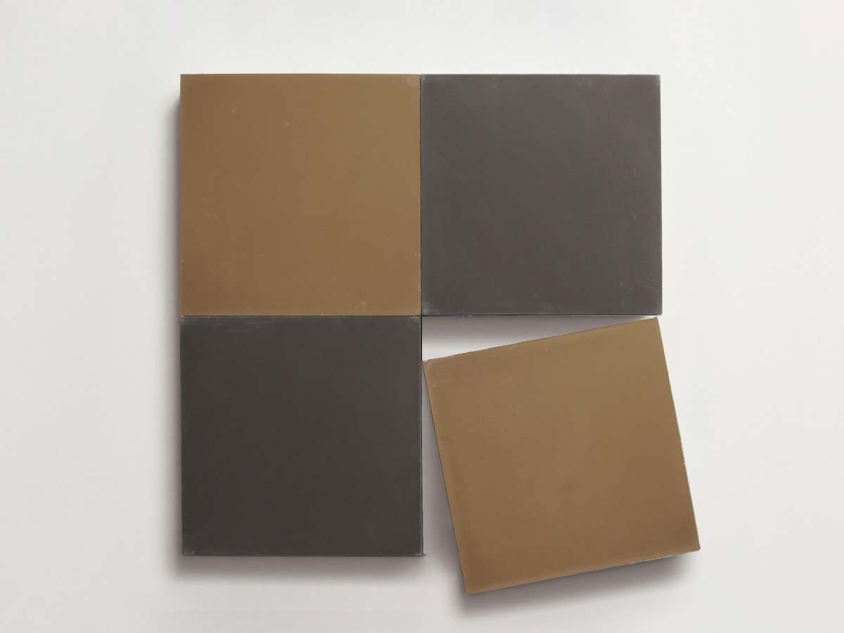 Cement Checkerboard Tile Bundle 8x8 Brown, Grey.