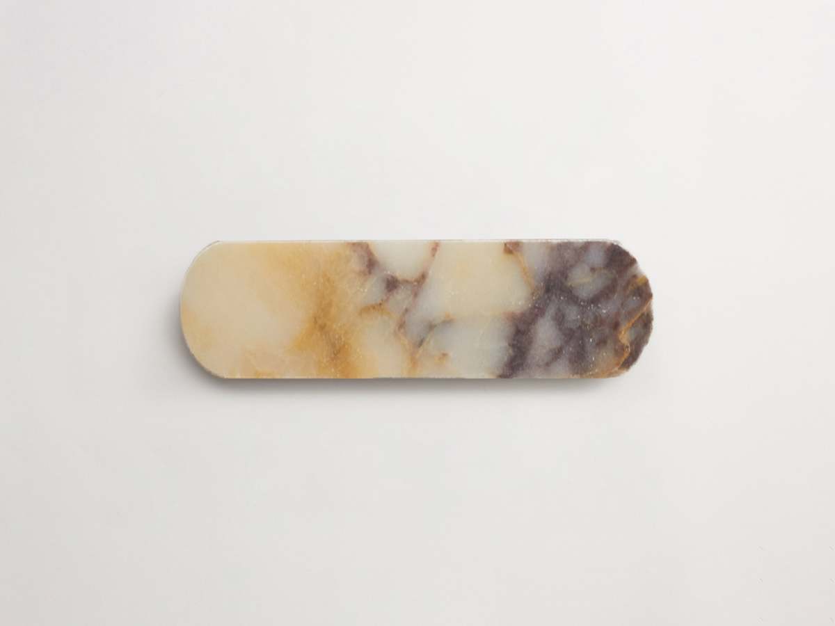 Calacatta viola marble tile oval lapidary tile.