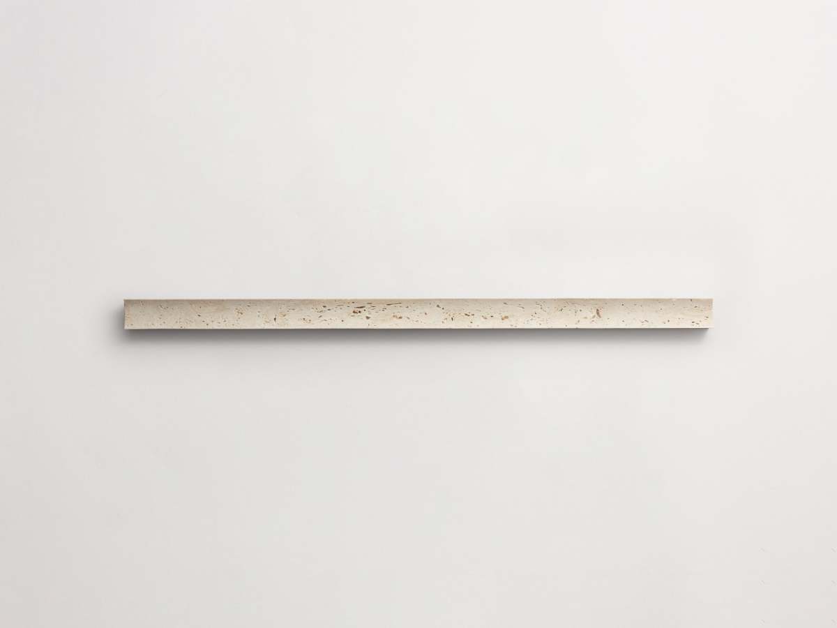 Travertine fluted 3d-wall tile lapidary etui grand.