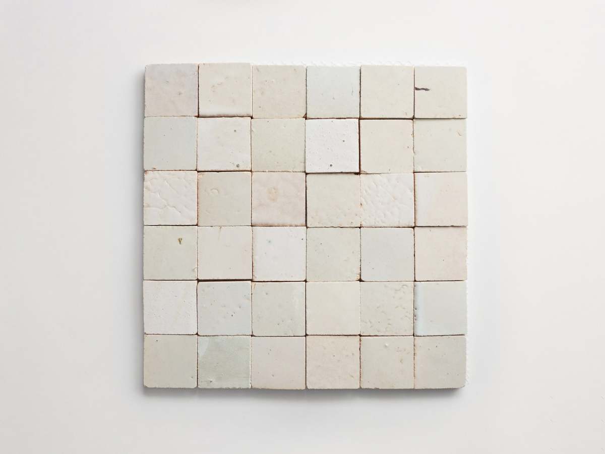 Terracotta tile eastern elements rice paper 2x2 square.