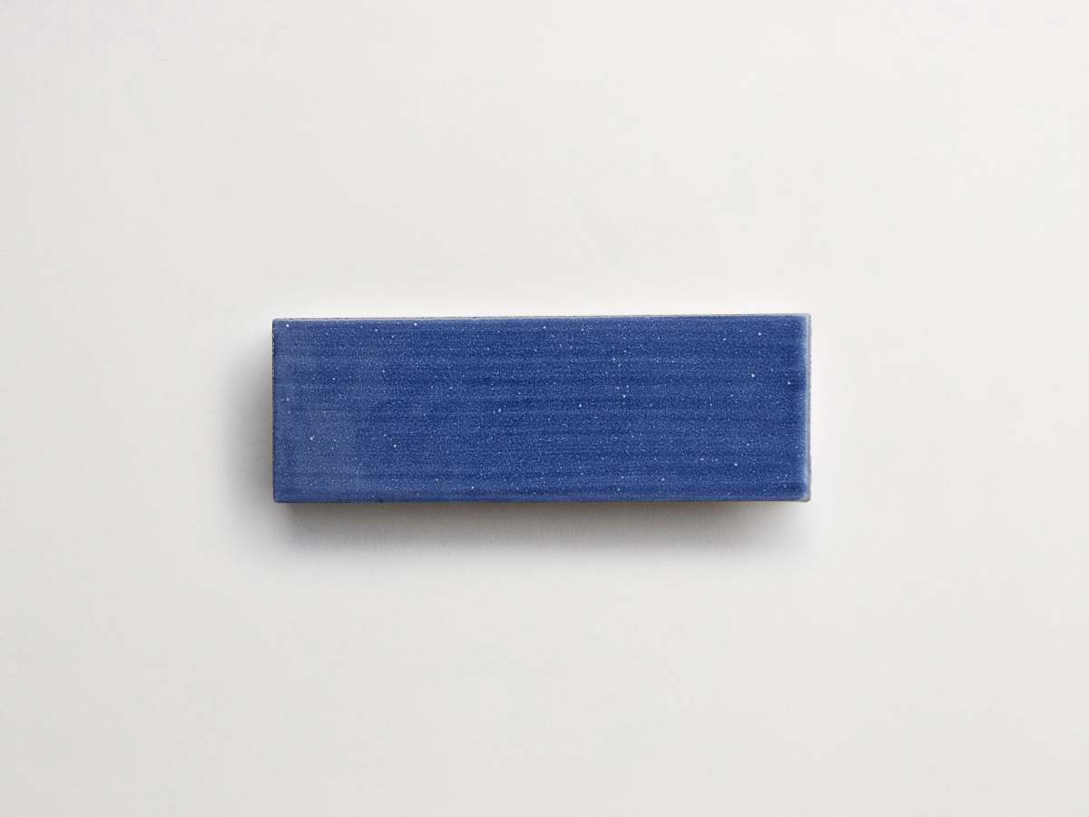 Decorative dark blue backsplash rectangle ceramic delft.