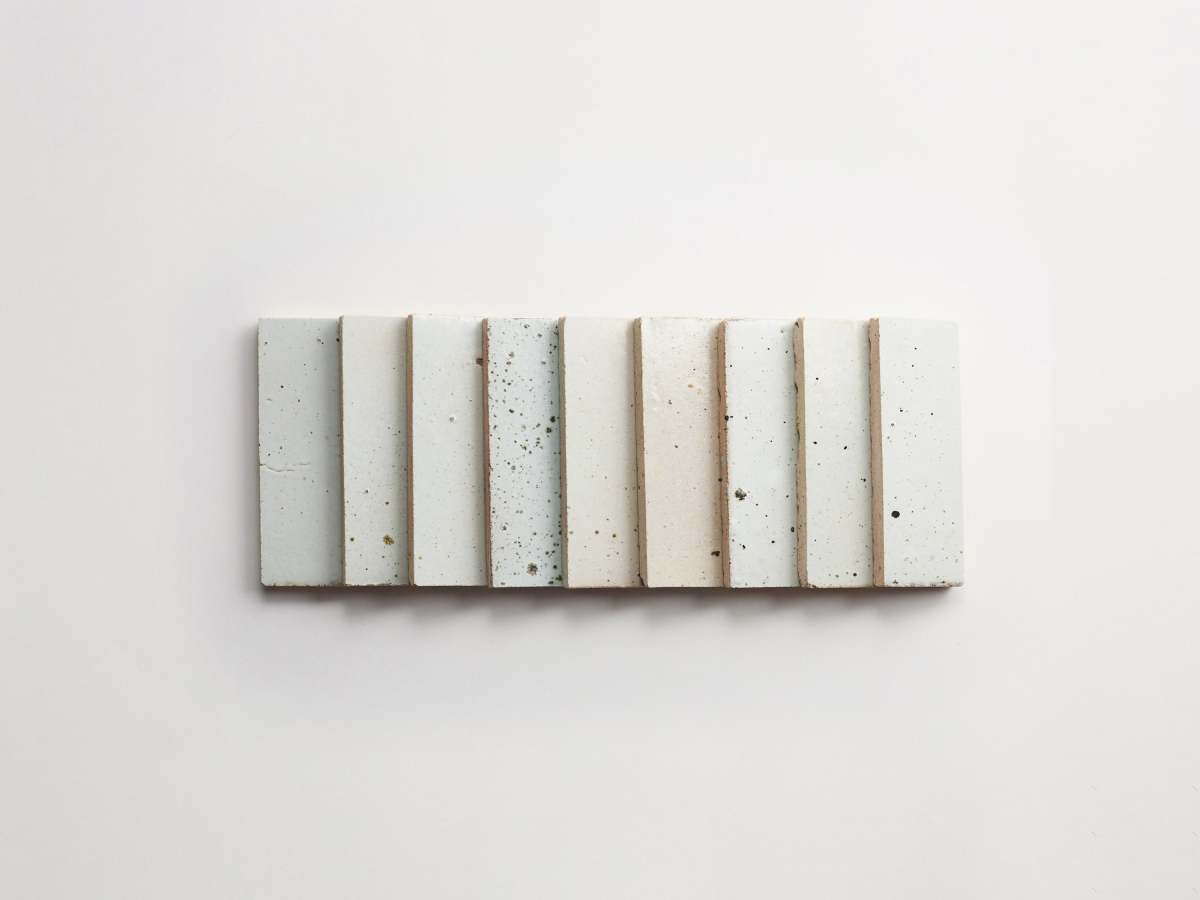 Terracotta tile eastern elements robins egg rectangle.