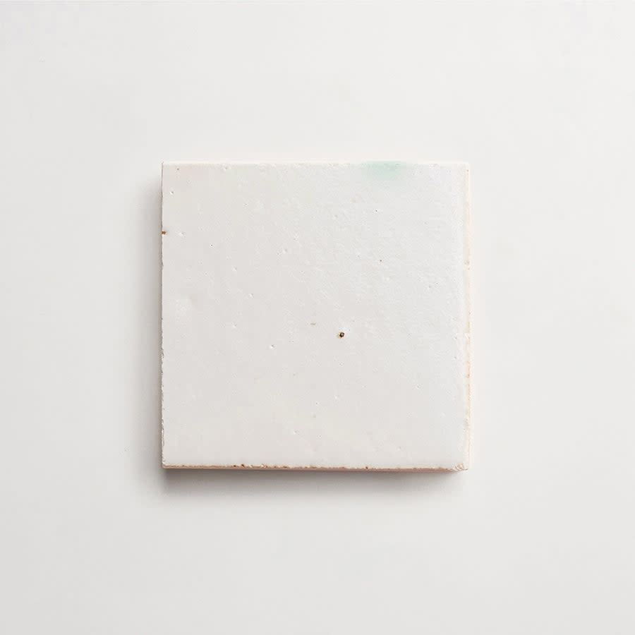 eastern elements | petite | gloss | mochi white | sample ~ 4"x4"x⅜"