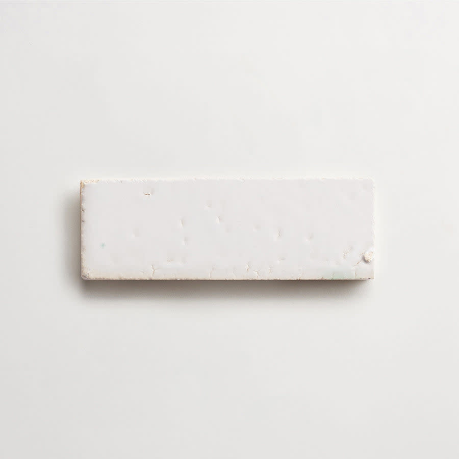 eastern elements | baguette | gloss | mochi white | sample ~ 2"x6"x⅜"
