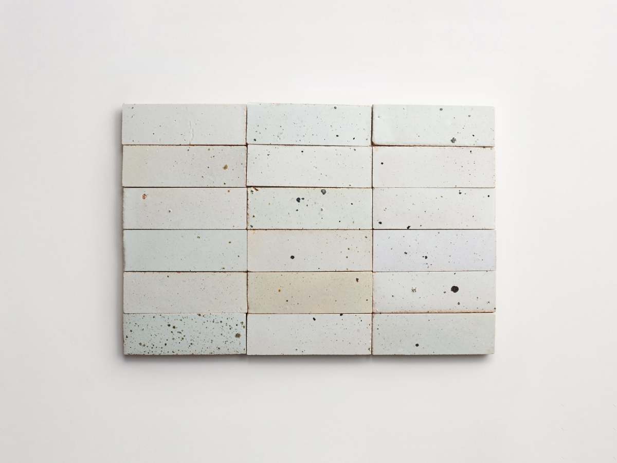 Terracotta tile eastern elements robins egg rectangle.