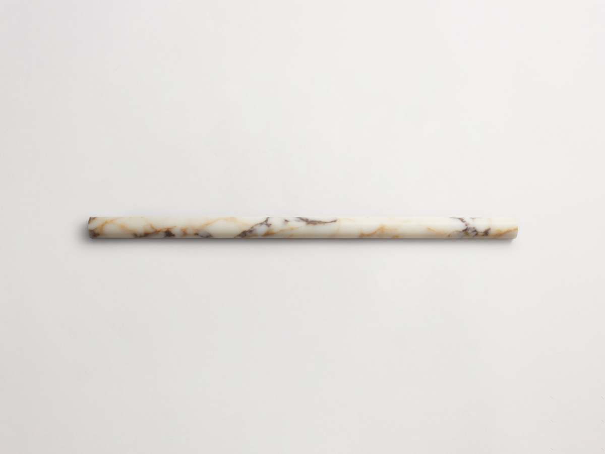 Calacatta viola rounded marble 3d-tile cabochon grand.