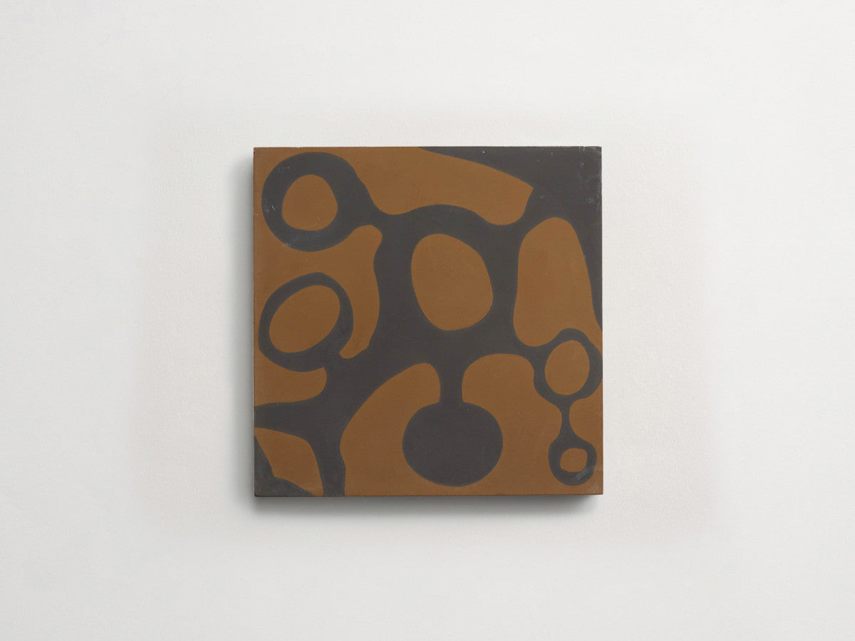 Ruan Hoffmann cement tile Paris Fizz pattern Green.