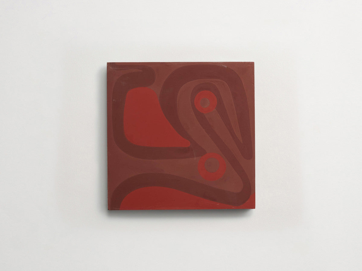 Ruan Hoffmann cement tile Tokyoyo pattern Red.