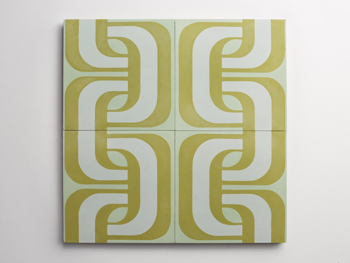 cement: clé + erica tanov | 1965 | celadon, olive + ru ~ 8"x8"x⅝"