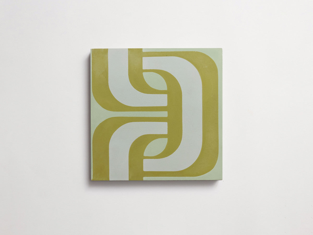 cement: clé + erica tanov | 1965 | celadon, olive + ru ~ 8"x8"x⅝"
